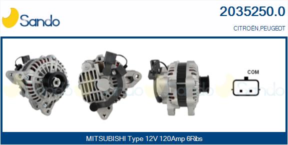 Alternatore SANDO 2035250.0