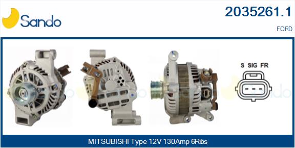 Alternatore SANDO 2035261.1