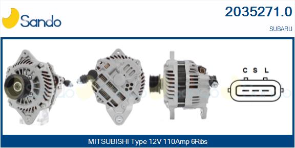 Alternatore SANDO 2035271.0