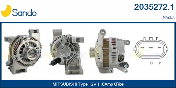 Alternatore SANDO 2035272.1