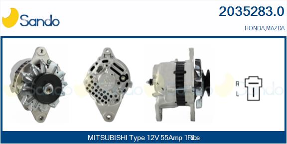 Alternatore SANDO 2035283.0