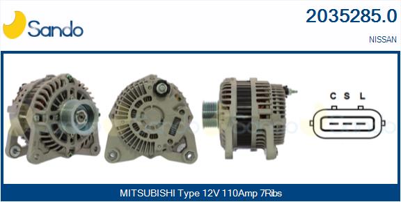 Alternatore SANDO 2035285.0