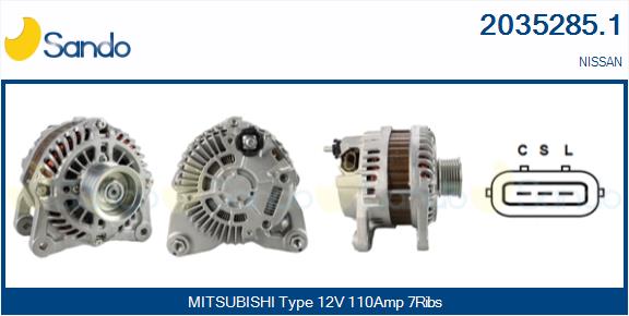 Alternatore SANDO 2035285.1