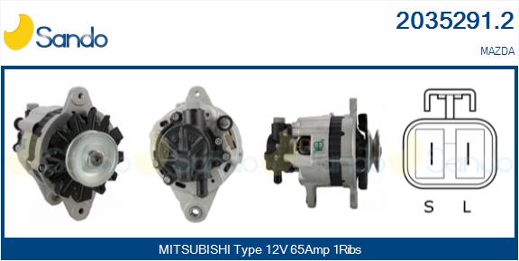 Alternatore SANDO 2035291.2