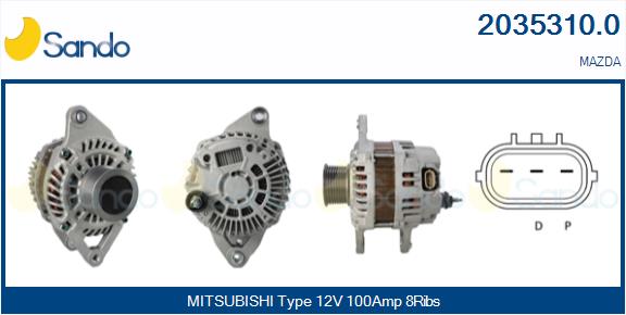 Alternatore SANDO 2035310.0