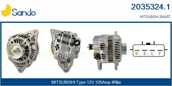 Alternatore SANDO 2035324.1