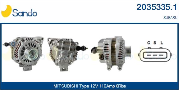 Alternatore SANDO 2035335.1