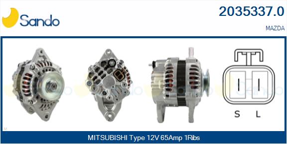 Alternatore SANDO 2035337.0
