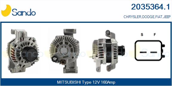 Alternatore SANDO 2035364.1