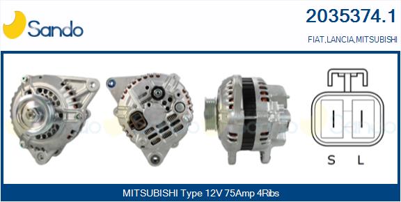 Alternatore SANDO 2035374.1