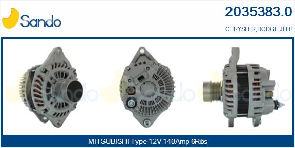 Alternatore SANDO 2035383.0