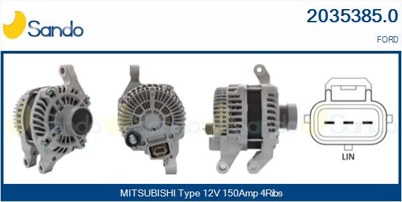 Alternatore SANDO 2035385.0