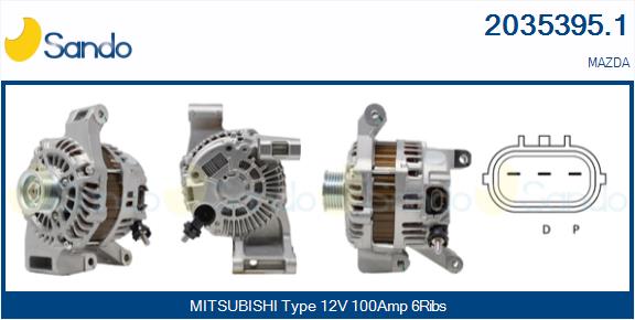 Alternatore SANDO 2035395.1