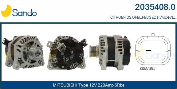  ALTERNATORE (ADATTABILE) PEUGEOT 508 2.0 BLUEHDI 18-