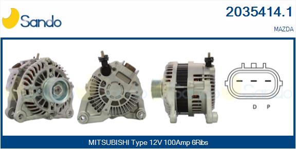 Alternatore SANDO 2035414.1