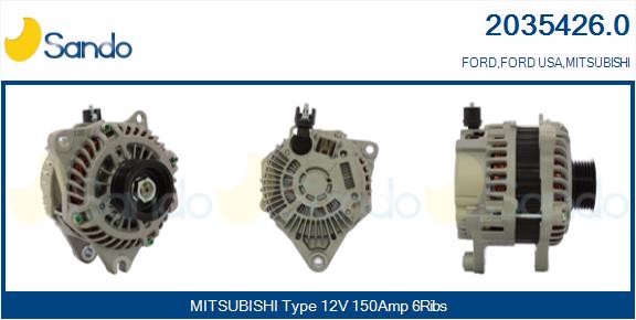 Alternatore SANDO 2035426.0