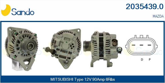 Alternatore SANDO 2035439.0