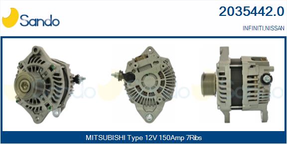 Alternatore SANDO 2035442.0