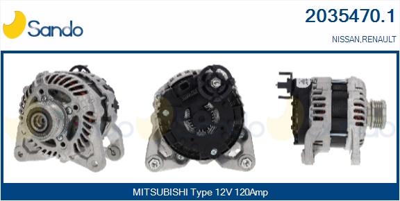 Alternatore SANDO 2035470.1