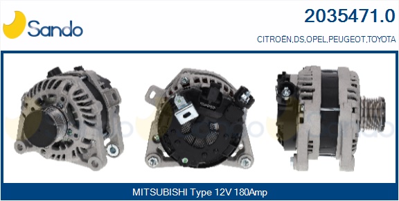 Alternatore SANDO 2035471.0