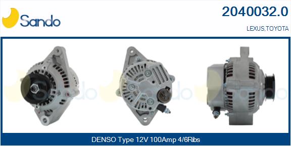 Alternatore SANDO 2040032.0