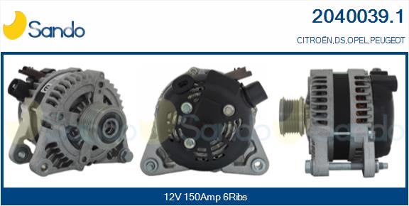 Alternatore SANDO 2040039.1