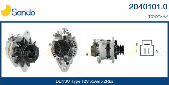 Alternatore SANDO 2040101.0