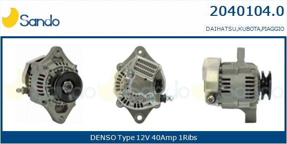  ALTERNATORE (ADATTABILE) PIAGGIO PORTER 1.0 -98