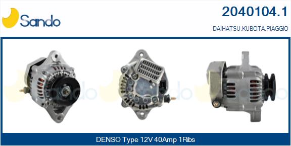 Alternatore SANDO 2040104.1