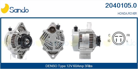 Alternatore SANDO 2040105.0