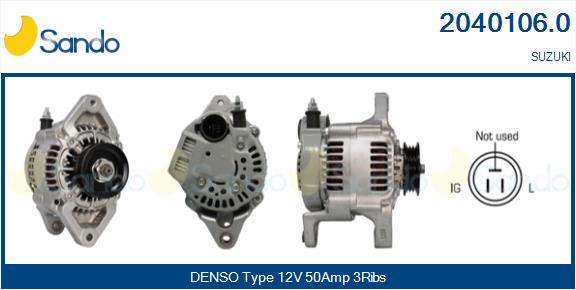 Alternatore SANDO 2040106.0
