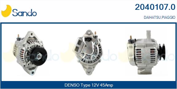  ALTERNATORE (ADATTABILE) DAIHATSU FEROZA 1.6 88-