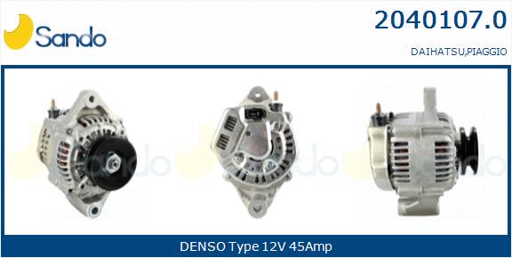  ALTERNATORE (ADATTABILE) DAIHATSU FEROZA 1.6 88-