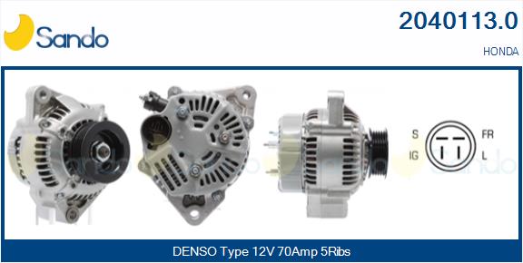 Alternatore SANDO 2040113.0