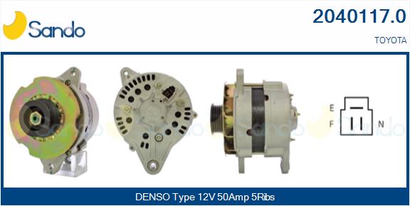Alternatore SANDO 2040117.0