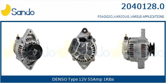  ALTERNATORE (ADATTABILE) PIAGGIO