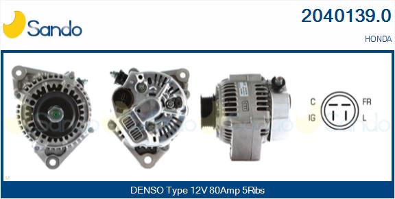 Alternatore SANDO 2040139.0