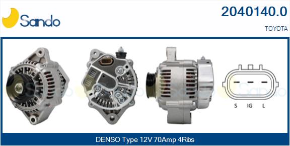 Alternatore SANDO 2040140.0