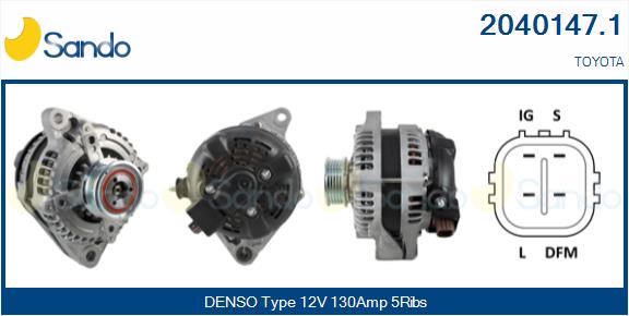 Alternatore SANDO 2040147.1
