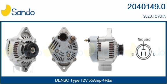 Alternatore SANDO 2040149.0