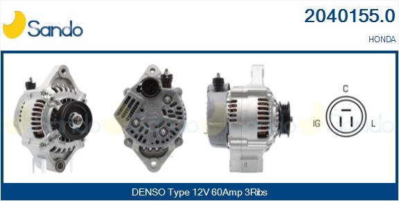 Alternatore SANDO 2040155.0