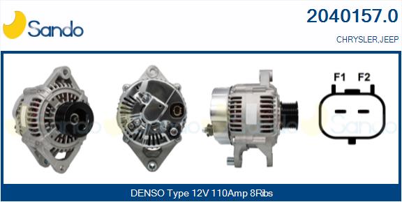 Alternatore SANDO 2040157.0