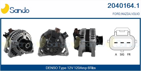Alternatore SANDO 2040164.1