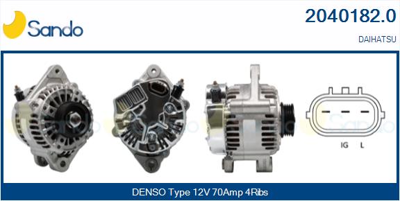  ALTERNATORE (ADATTABILE) DAIHATSU SIRION 1.0 05-