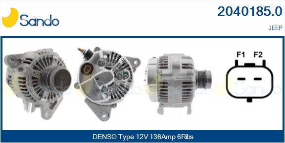 Alternatore SANDO 2040185.0