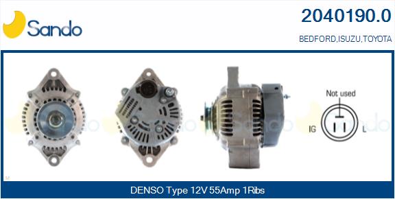 Alternatore SANDO 2040190.0