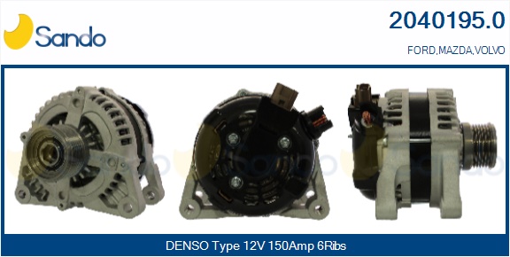  ALTERNATORE (ADATTABILE) FORD C-MAX 1.6 TDCI -10