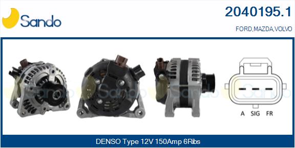 Alternatore SANDO 2040195.1