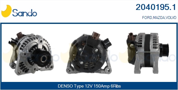  ALTERNATORE (ORIGINALE ) FORD FOCUS 1.6 TDCI 04-