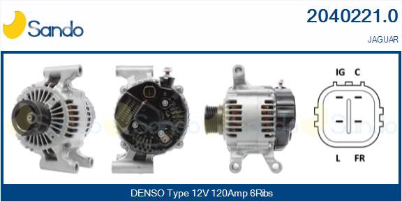 Alternatore SANDO 2040221.0